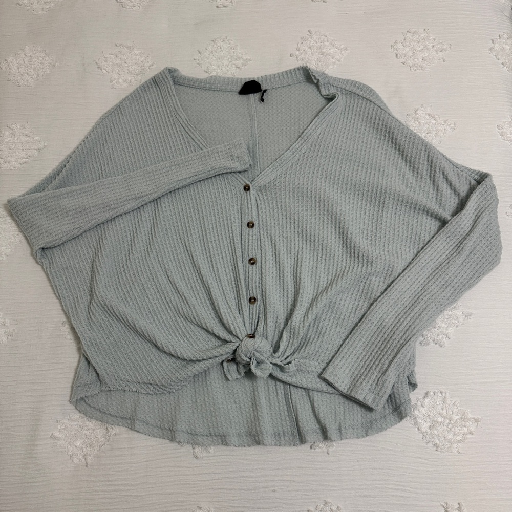 Out from Under by Urban Outfitters Women's Blue Sweater